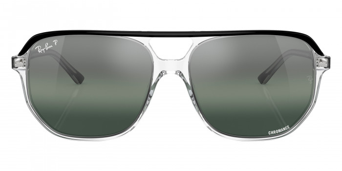 Ray-Ban™ Bill One RB2205 1294G6 60 - Black on Transparent