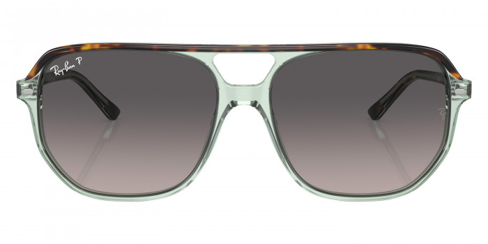 Ray-Ban™ Bill One RB2205 1376M3 57 - Havana on Transparent Green