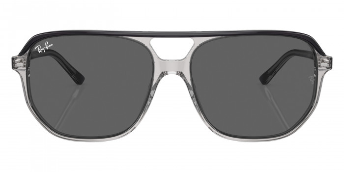 Ray-Ban™ Bill One RB2205 1396B1 57 - Dark Gray on Transparent Gray