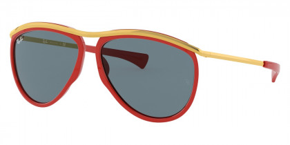 Color: Red/Gold (1243R5) - Ray-Ban RB22191243R559