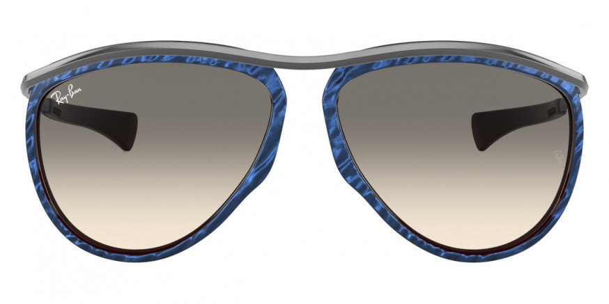 Color: Wrinkled Blue On Brown (131032) - Ray-Ban RB221913103259