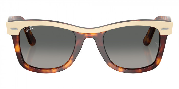 Ray-Ban™ RB2240 Wayfarer Street Neat 144371 50 - Beige on Havana