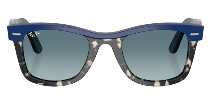 Ray-Ban™ RB2240F Wayfarer Street Neat 14453M 52 - Blue on Havana
