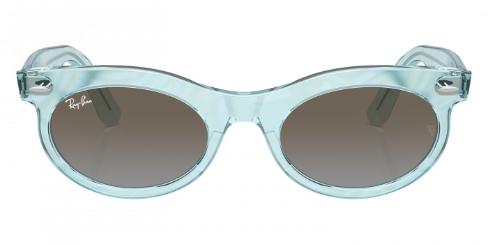 Ray-Ban™ Wayfarer Oval RB2242 138596 53 - Photo Waves Azure