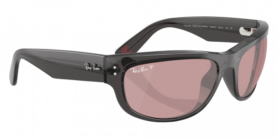 Color: Transparent Black (14543E) - Ray-Ban RB228914543E63