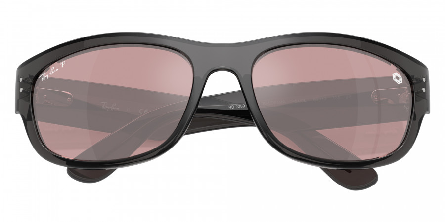Color: Transparent Black (14543E) - Ray-Ban RB228914543E63