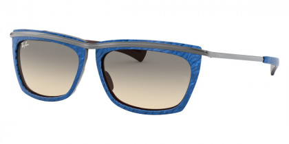 Color: Wrinkled Blue On Brown (131032) - Ray-Ban RB241913103256