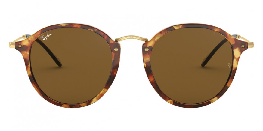 Ray-Ban™ Round RB2447 1160 49 - Spotted Brown Havana