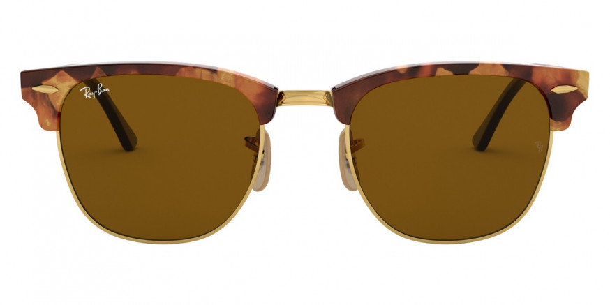 Ray-Ban™ Clubmaster RB3016 1160 49 - Spotted Brown Havana