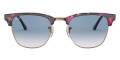Spotted Gray/Violet / Clear Gradient Blue