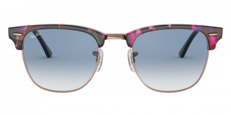 Color: Spotted Gray/Violet (12573F) - Ray-Ban RB3016F12573F55