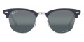 Blue on Silver / Polarized Dark Blue Mirrored