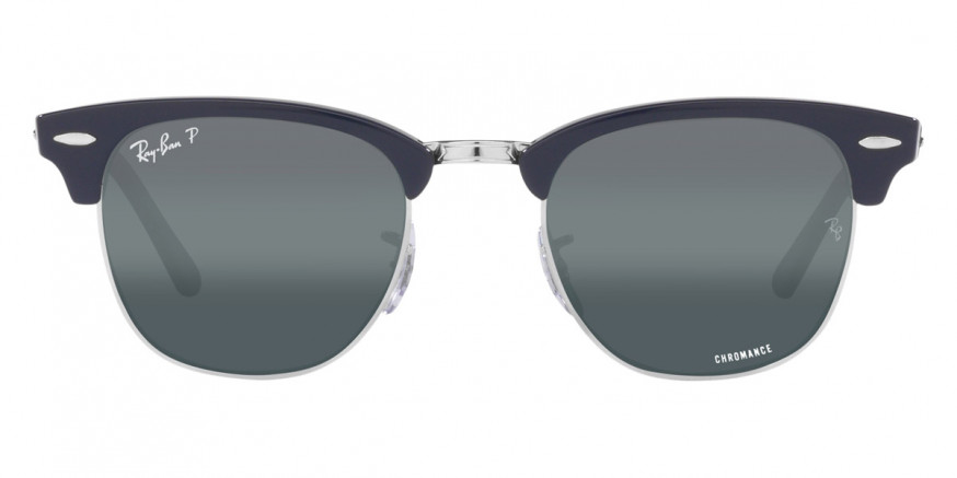 Ray-Ban™ Clubmaster RB3016F 1366G6 55 - Blue on Silver