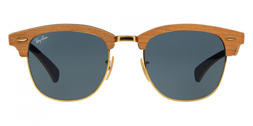 Ray-Ban™ Clubmaster Wood RB3016M 1180R5 51 - Cherry Rubber Blue