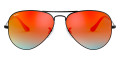 Shiny Black / Mirrored Gradient Red