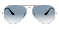 Silver / Clear Gradient Blue
