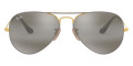 Gold on Top Matte Gray / Gray Bi-Mirrored Gray