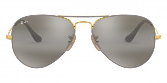 Color: Gold on Top Matte Gray (9154AH) - Ray-Ban RB30259154AH55