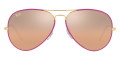Violet On Legend Gold / Pink Mirrored Gradient Gray