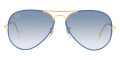 Light Blue On Legend Gold / Clear Gradient Blue