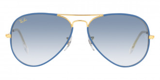 Color: Light Blue On Legend Gold (91963F) - Ray-Ban RB3025JM91963F58