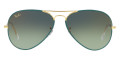 Petroleum On Legend Gold / Green Vintage Gradient Blue