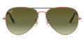 Shiny Medium Bronze / Green Gradient Brown