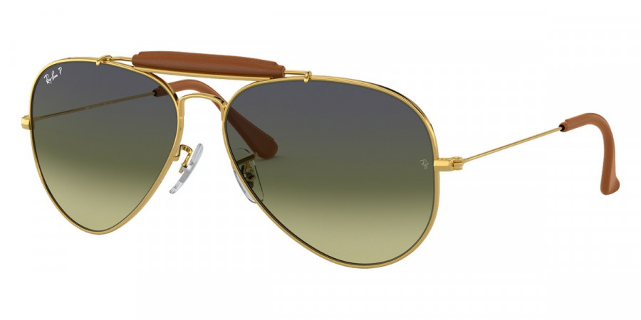 Color: Light Brown Leather On Arista (001/M9) - Ray-Ban RB3422Q001/M958
