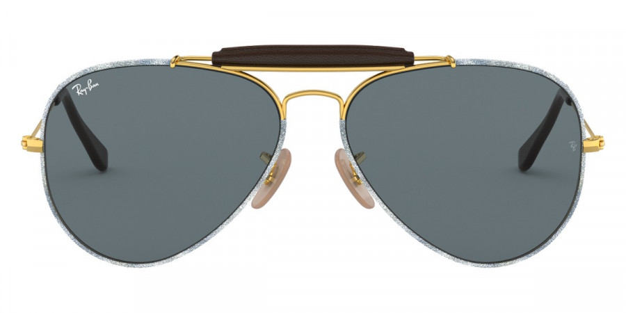 Ray-Ban™ Aviator Craft RB3422Q 9193R5 58 - Gold/Blue Jeans