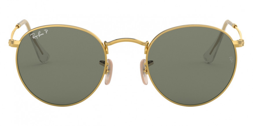 Pakistaans Prominent Mier Ray-Ban™ Round Metal RB3447 001/58 47 Gold Sunglasses