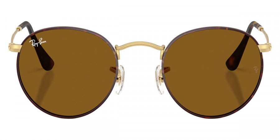 Ray-Ban™ Round Metal RB3447 927533 50 - Matte Havana on Matte Arista Gold