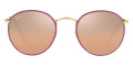 Violet On Legend Gold / Pink Mirrored Gradient Gray