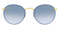 Light Blue On Legend Gold / Clear Gradient Blue