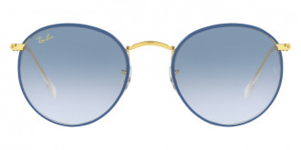 Color: Light Blue On Legend Gold (91963F) - Ray-Ban RB3447JM91963F50