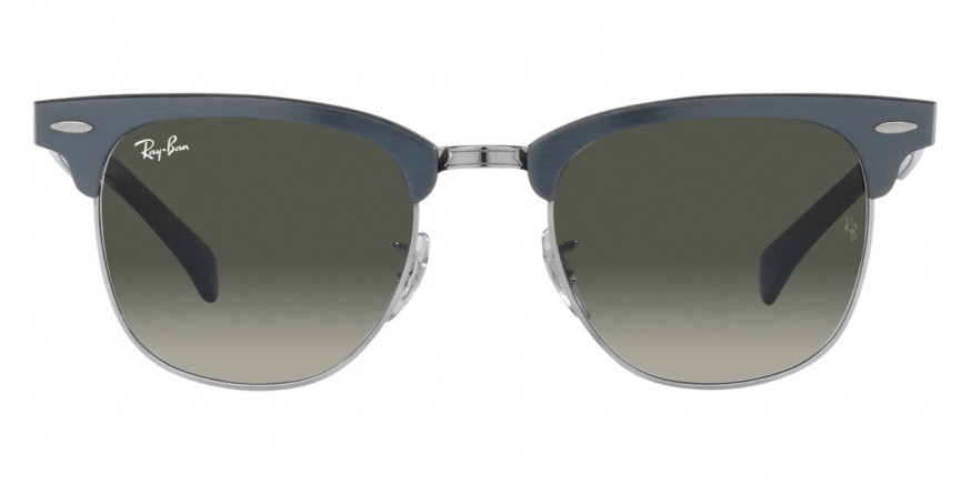Ray-Ban™ Clubmaster Aluminum RB3507 924871 51 - Brushed Blue on Silver