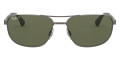 Matte Gunmetal / Green Polarized