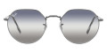 Gunmetal / Clear Gradient Blue