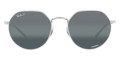 Silver / Dark Blue Mirrored Polarized