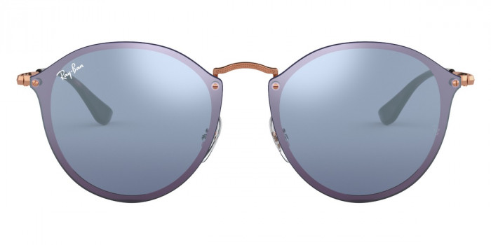 Ray-Ban™ Blaze Round RB3574N 153/11 59 Demi Gloss Black