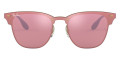 Brushed Gold / Pink Mirrored Pink