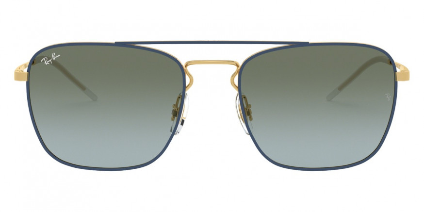 Ray-Ban™ RB3588 9062I7 55 - Gold Top on Blue
