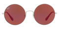 Silver / Dark Violet Mirrored Red