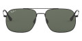 Rubber Black / Dark Green Polarized
