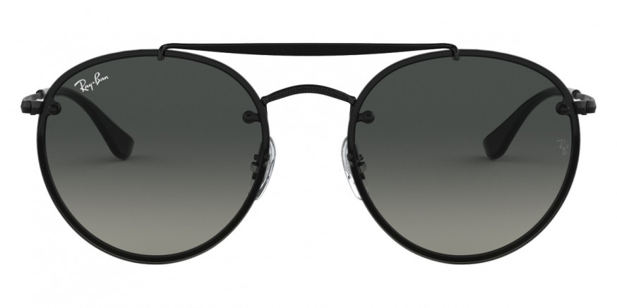 Ray-Ban™ Blaze Round Doublebridge RB3614N 148/11 54 - Demi Gloss Black