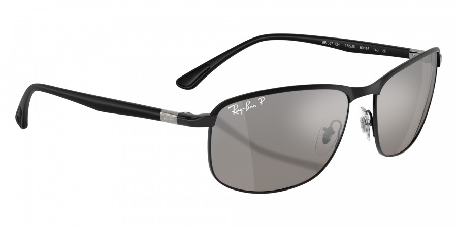Color: Black on Black (186/5J) - Ray-Ban RB3671CH186/5J60
