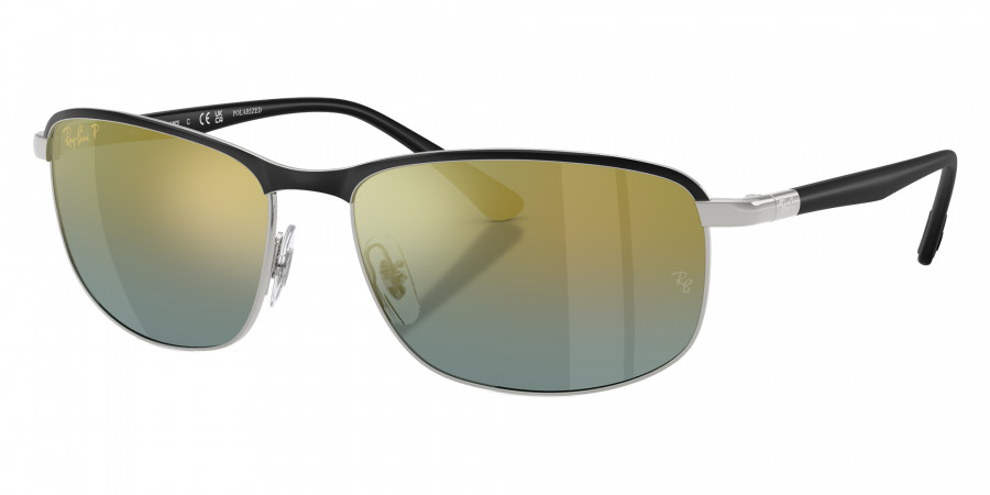 Color: Black on Silver (9144J0) - Ray-Ban RB3671CH9144J060