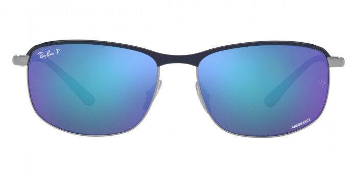 Ray-Ban™ RB3671CH 92044L 60 - Blue On Gunmetal