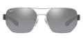 Silver / Gray Mirrored Silver Polarized