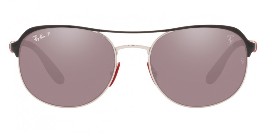 Ray-Ban™ RB3685M F060H2 58 - Black on Silver