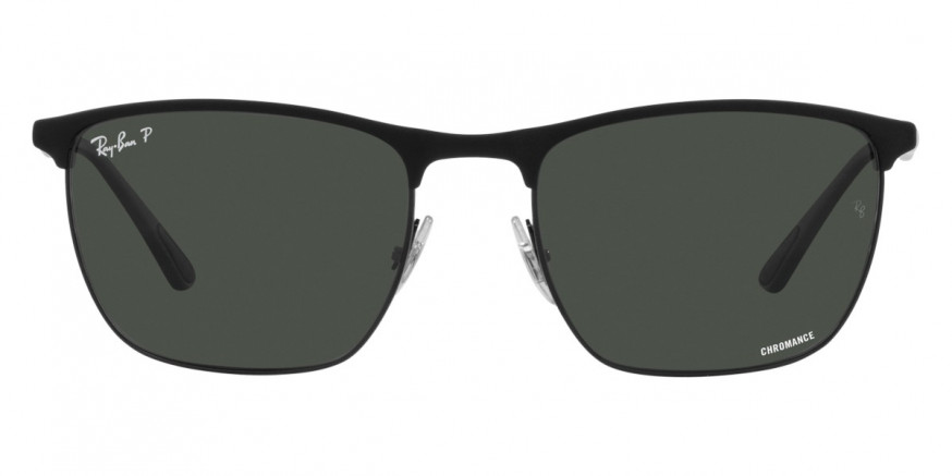 Ray-Ban™ RB3686 186/K8 57 - Matte Black on Black